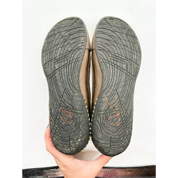 MERRELL Women's Whisper Flush Shoes Espresso Ballet Flats Leather 10 - Picture 9 of 10